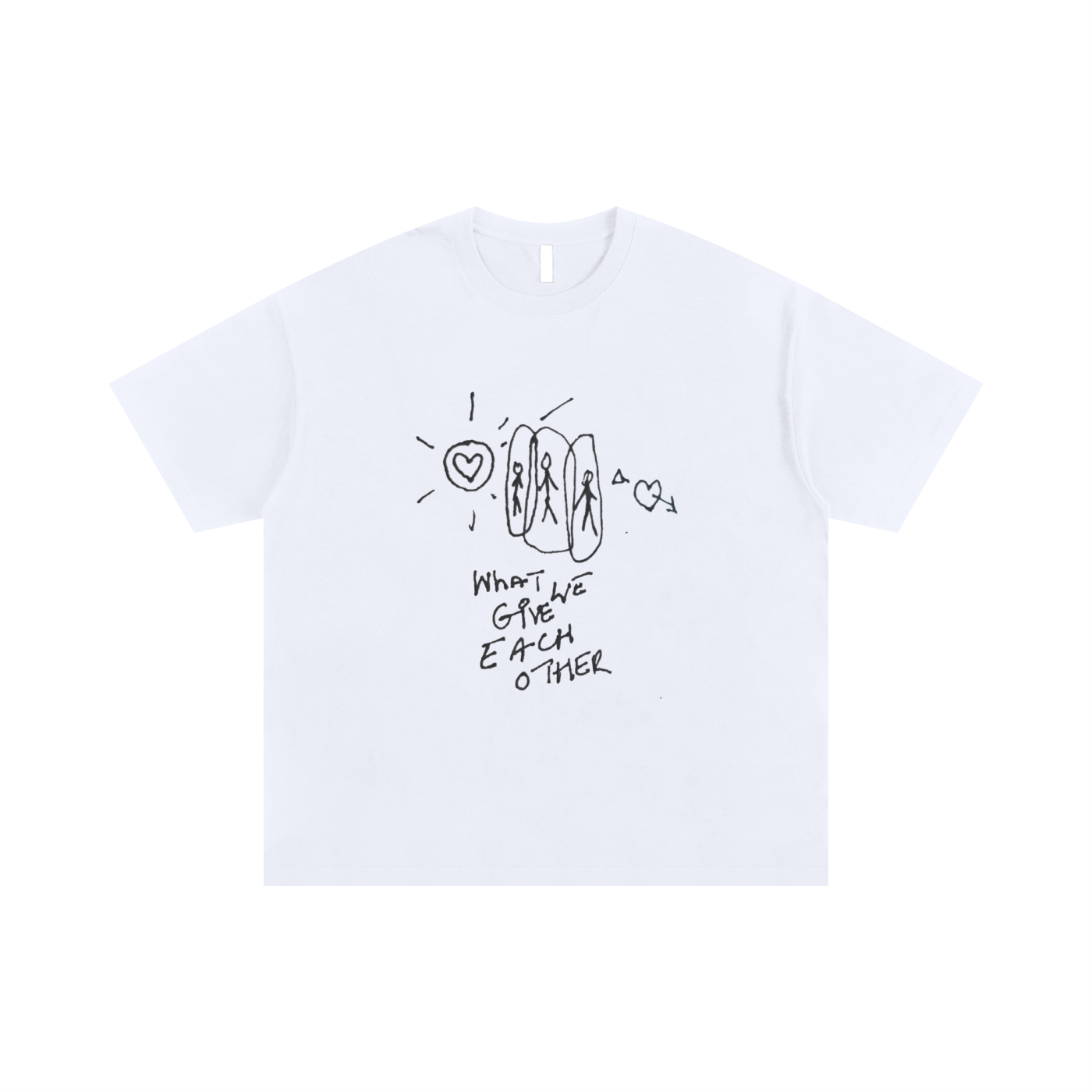 "give" Oversized T-Shirt